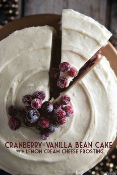 Holiday Party Tips and a Killer Cranberry Vanilla Bean Cake