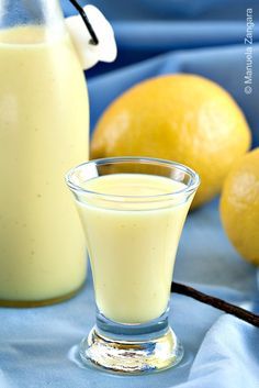 Home-made Crema di Limoncello