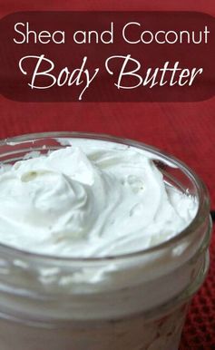 Homemade Body Butter with Shea and Coconut