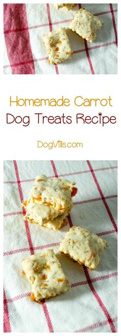 Homemade Carrot Dog Treats