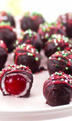 Homemade Cherry Cordials