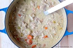 Homemade Creamy Chicken Noodle Soup