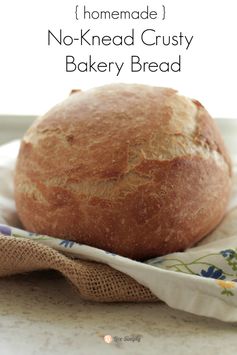 Homemade Crusty Bakery Bread