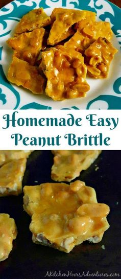 Homemade Easy Peanut Brittle