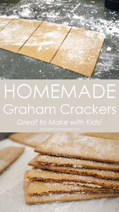 Homemade Einkorn Graham Crackers