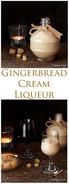 Homemade Gingerbread Cream Liqueur
