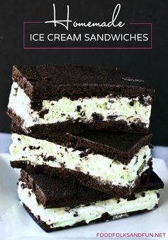 Homemade Ice Cream Sandwiches