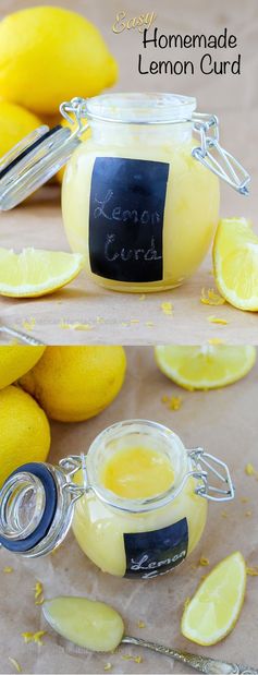 Homemade Lemon Curd (Lemon Sunshine