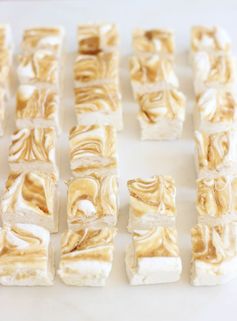 Homemade Marshmallows - Malted Caramel Swirl