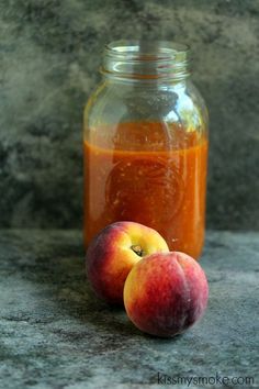 Homemade Peach Barbecue Sauce