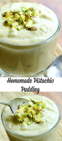 Homemade Pistachio Pudding