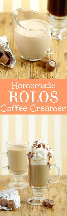 Homemade Rolo Coffee Creamer