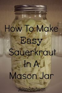 Homemade Sauerkraut