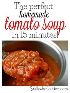 Homemade Tomato Soup