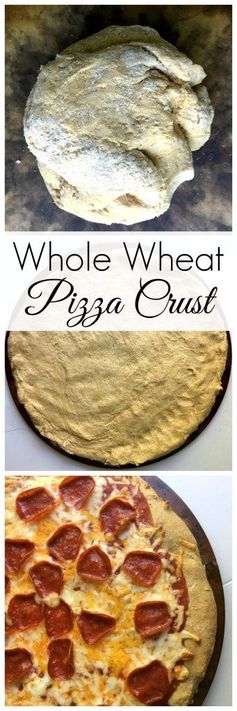 Homemade Whole Wheat Pizza Crust