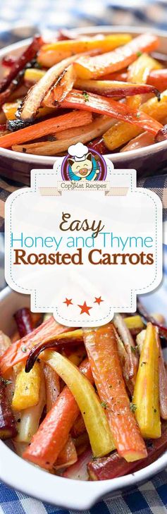 Honey and Thyme Roasted Carrots