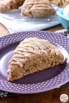 Honey Cinnamon Banana Bread Scones