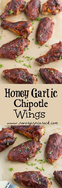 Honey Garlic Chipotle Wings