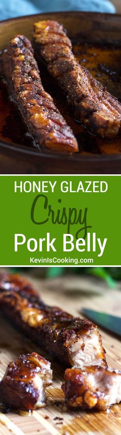 Honey Glazed Crispy Pork Belly