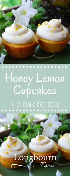 Honey Lemon Cupcakes