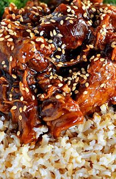 Honey Sesame Crock Pot Chicken