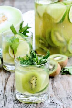 Honeydew and Kiwi White Sangria