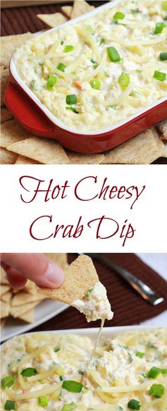 Hot Cheesy Crab Dip