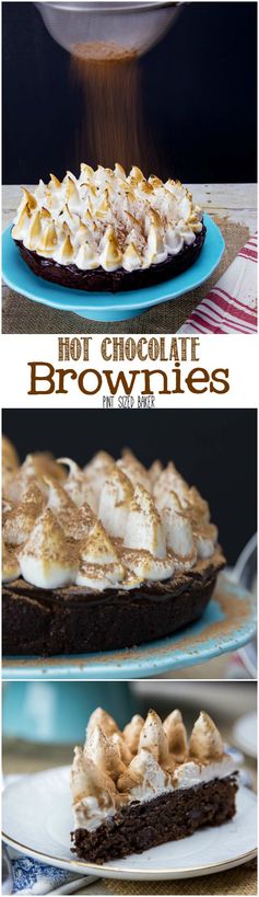 Hot Chocolate Brownies