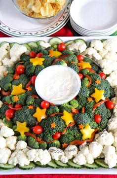 How to Create a Festive Vegetable Wreath