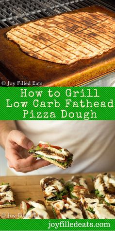 How to Grill Fathead Low Carb Pizza Dough