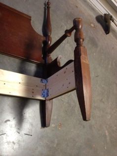 How to Make a Bench From an Old Headboard/footboard