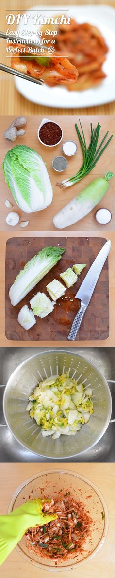 How to Make Cabbage Kimchi