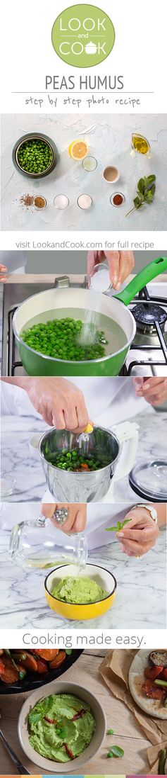 How to make peas hummus