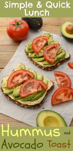 Hummus and Avocado Toast