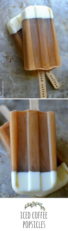 Iced Coffee Popsicles