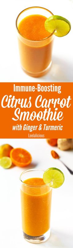 Immune Boosting Citrus Carrot Smoothie