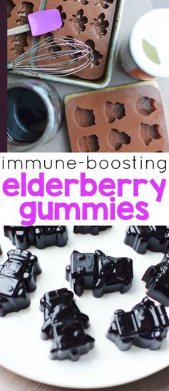 Immune-Boosting Homemade Elderberry Gummies