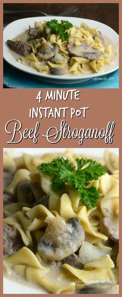 Instant Pot Beef Stroganoff