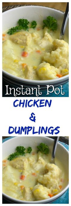 Instant Pot Chicken and Dumplings