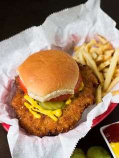 Iowa Style Pork Tenderloin Sandwich