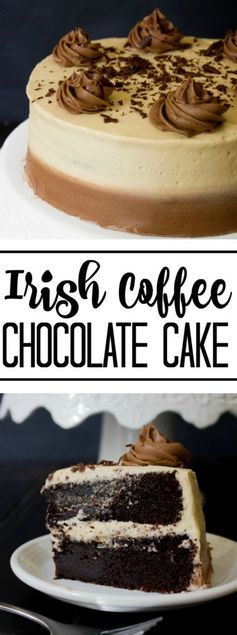 Irish Coffee Chocolate Cake