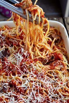 Italian Baked Spaghetti