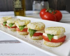 Italian Caprese Tea Sandwiches