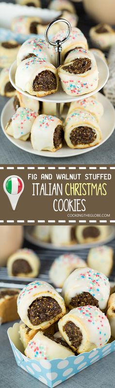 Italian Christmas Cookies with Figs & Walnuts
