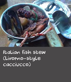 Italian fish stew (Livorno-style cacciucco