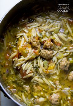 Italian Sausage Tomato Orzo Soup