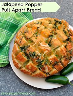 Jalapeno Popper Pull Apart Bread