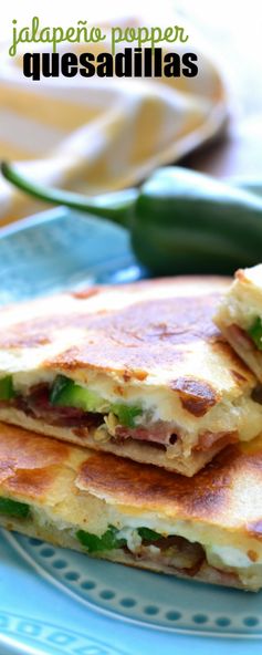 Jalapeno Popper Quesadillas