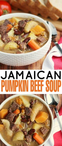 Jamaican Pumpkin Beef Soup