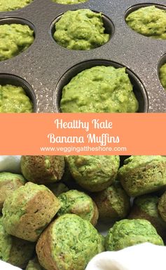 Kale Banana Muffins